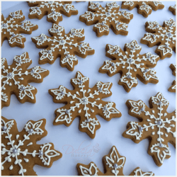 Snowflake Gingerbread Cookies