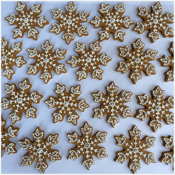 Snowflake Gingerbread Cookies