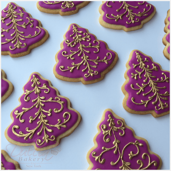 Christmas tree cookies