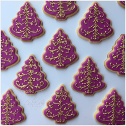 Christmas tree cookies
