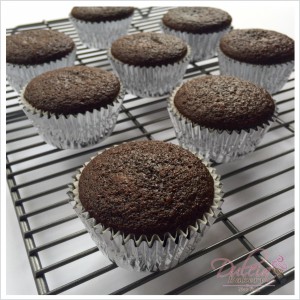Chocolate stout and irish cream liqueur cupcakes