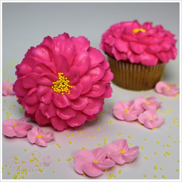 Cupcake pink cherry blossom