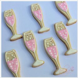 Rosé Champagne Cookies