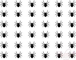 Mini Spiders Template